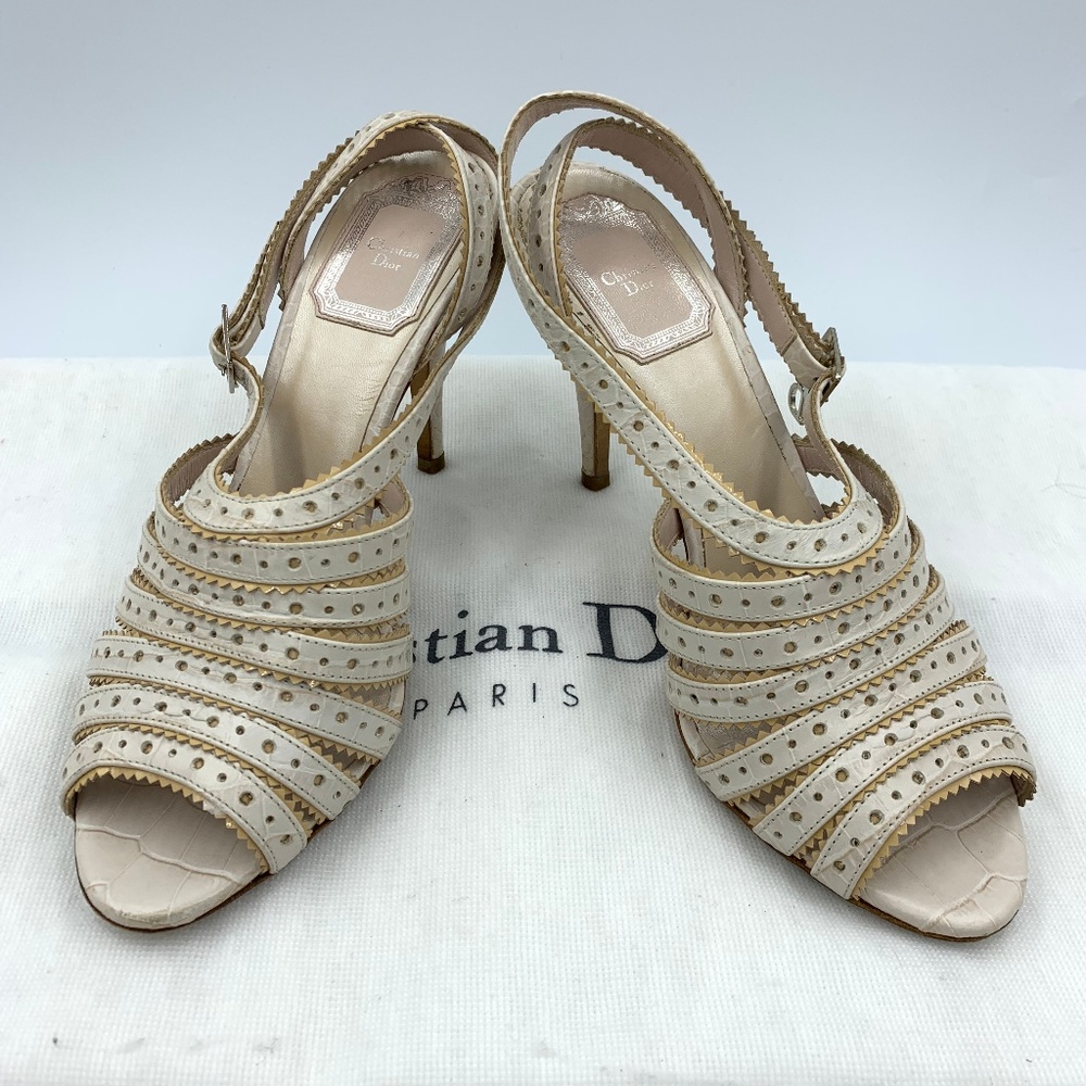 not for sale 🌸CD CHRISTIAN DIOR WOMEN SHOES Lauxry For Wedding or Party👠